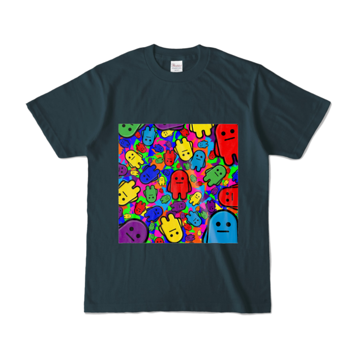 カラーTシャツ - S - デニム (濃色)