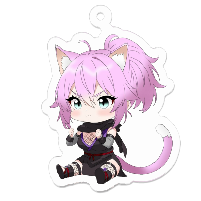 アクリルキーホルダー - 50 x 50 (mm)