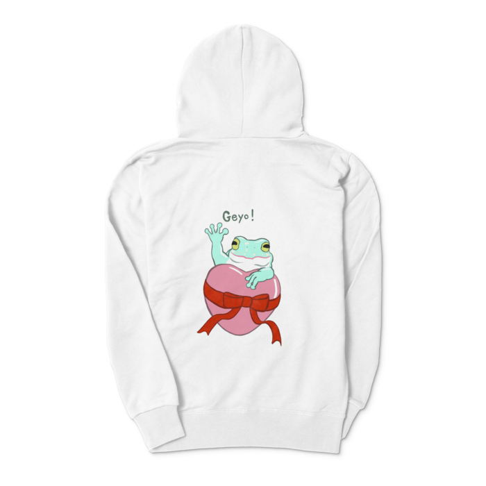 ジップパーカー - XL- ホワイト