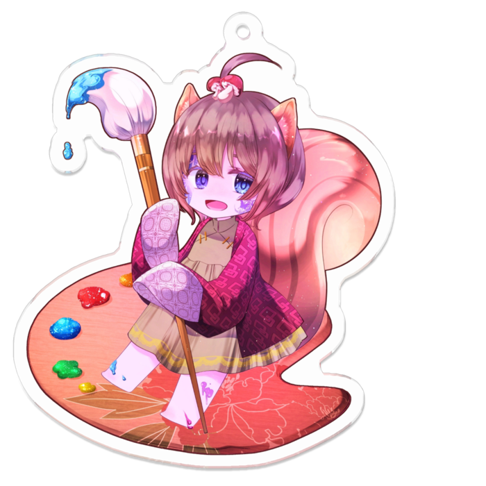 アクリルキーホルダー - 70 x 70 (mm)