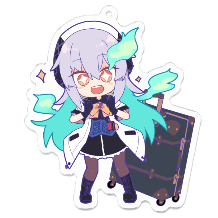 アクリルキーホルダー - 70 x 70 (mm)