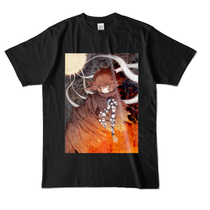 カラーTシャツ - L - ブラック (濃色)