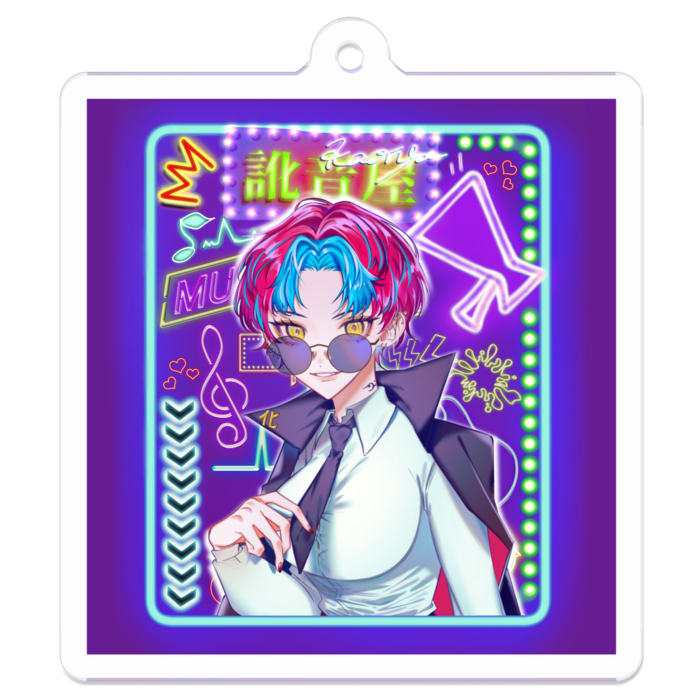 アクリルキーホルダー - 50 x 50 (mm)
