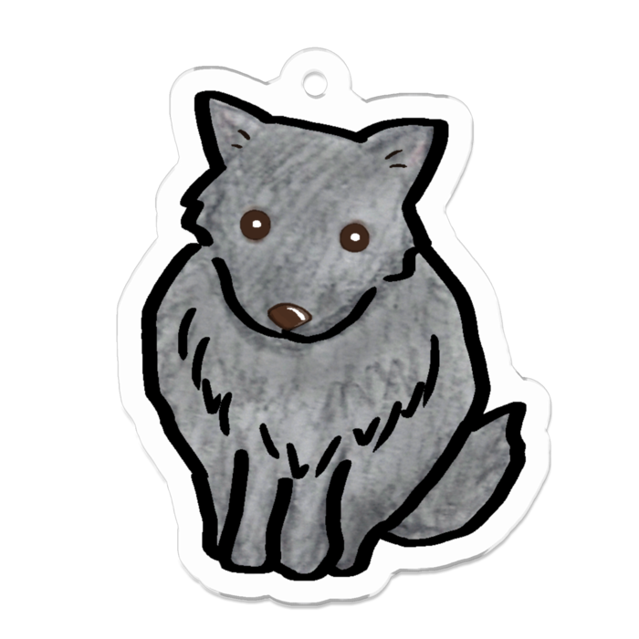 アクリルキーホルダー - 約50 x 50 (mm)