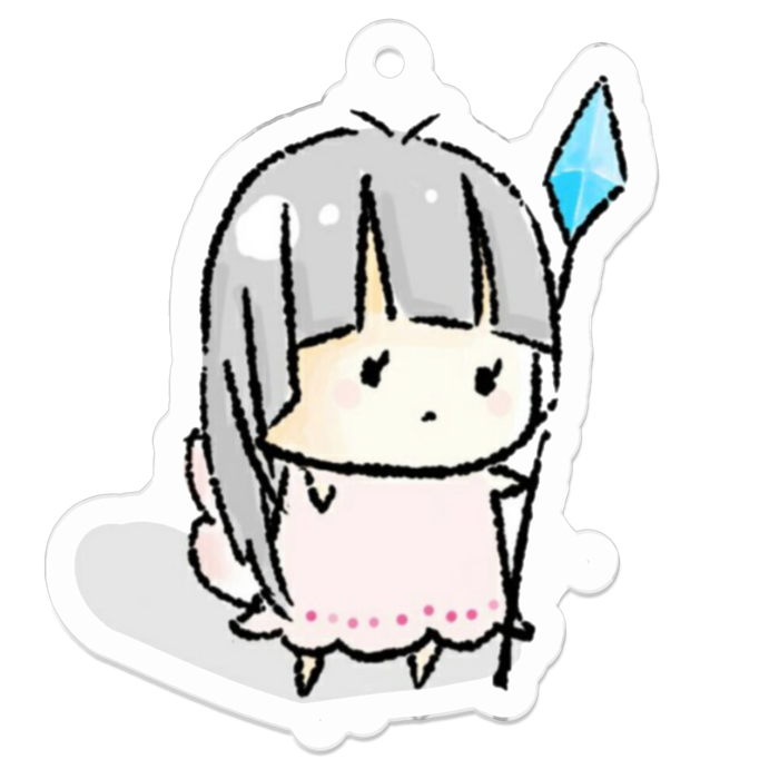 アクリルキーホルダー - 50 x 50 (mm)