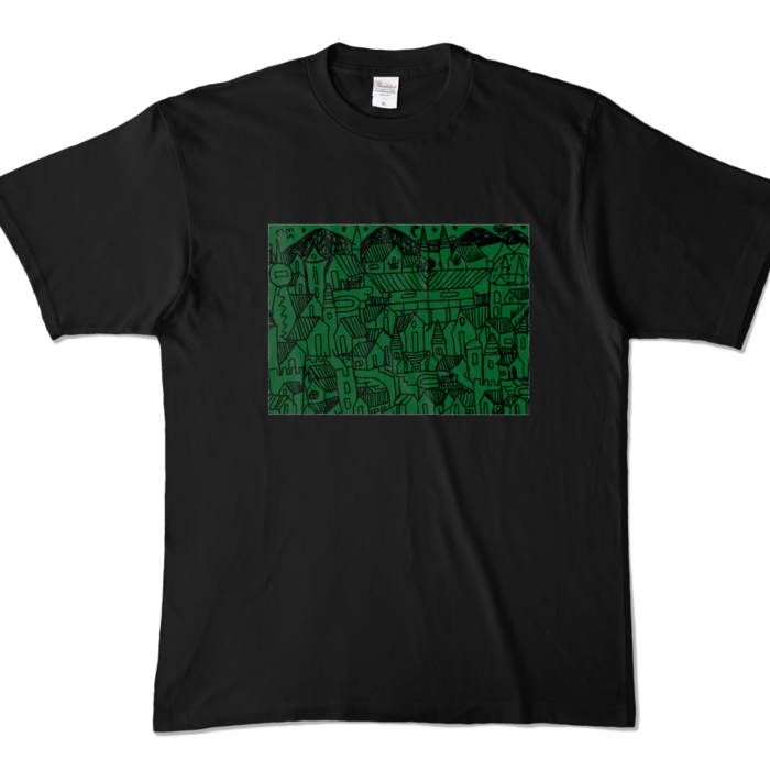 カラーTシャツ - XL - ブラック (濃色)