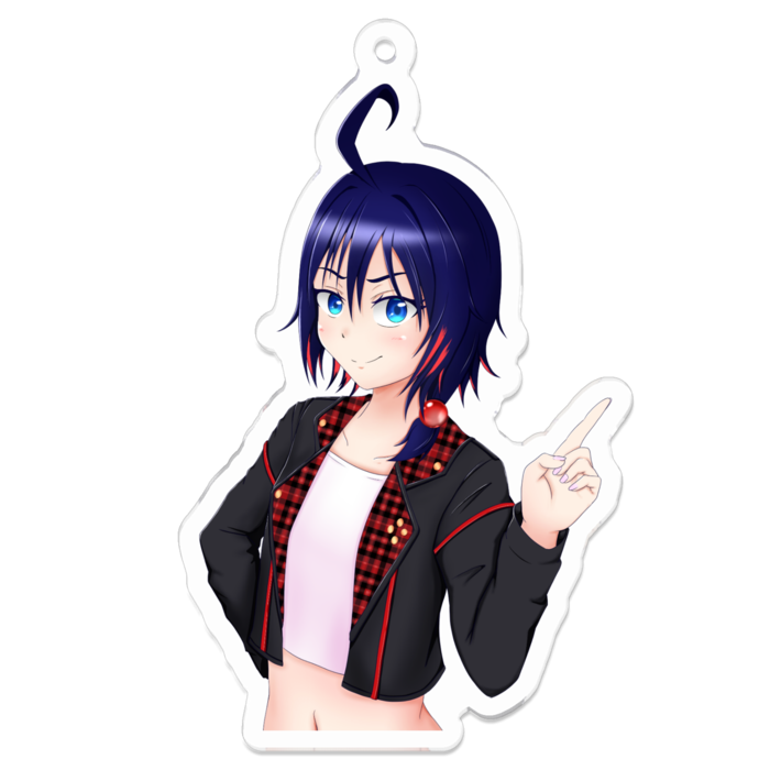 アクリルキーホルダー（コーティング） - 70 x 70 (mm)