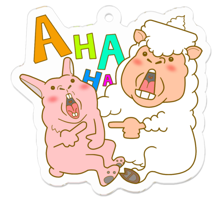 アクリルキーホルダー - 50 x 50 (mm)