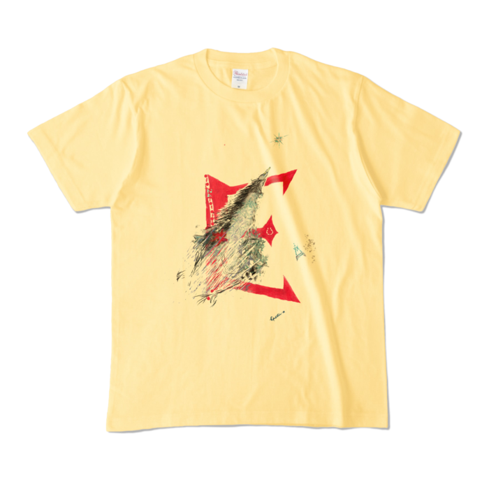 カラーTシャツ - M - ライトイエロー (淡色)