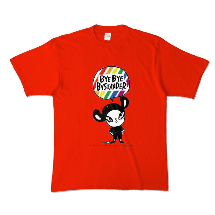 カラーTシャツ - XL - レッド (濃色)