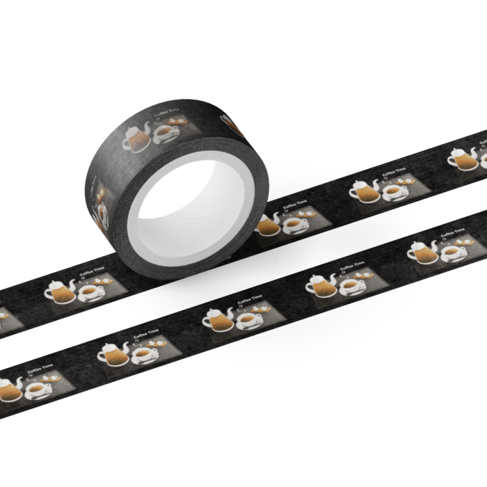 マスキングテープ　黒色（ブラック）