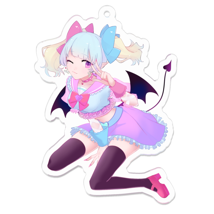 アクリルキーホルダー - 70 x 70 (mm)