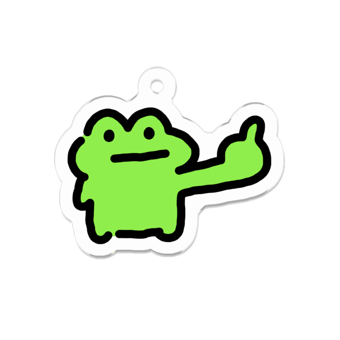 アクリルキーホルダー - 50 x 50 (mm)