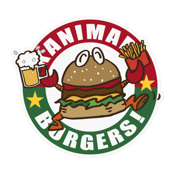 ステッカー - 100 x 100 (mm)