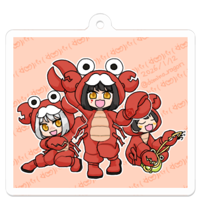 アクリルキーホルダー - 50 x 50 (mm)(16)