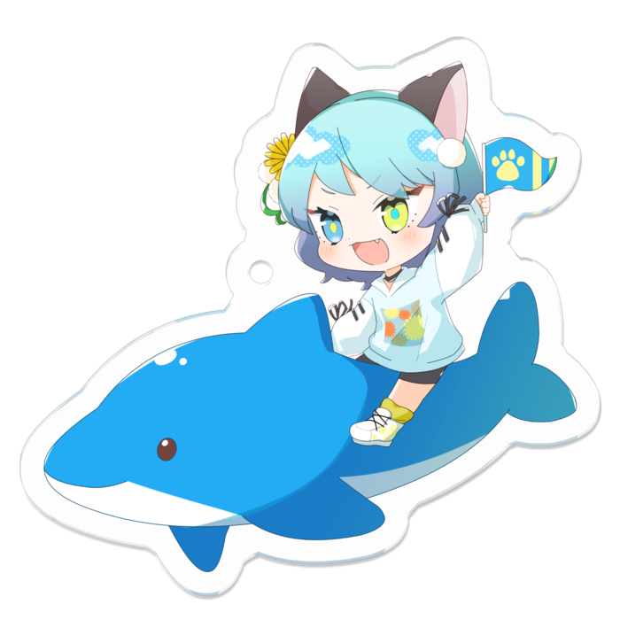 アクリルキーホルダー - 50 x 50 (mm)