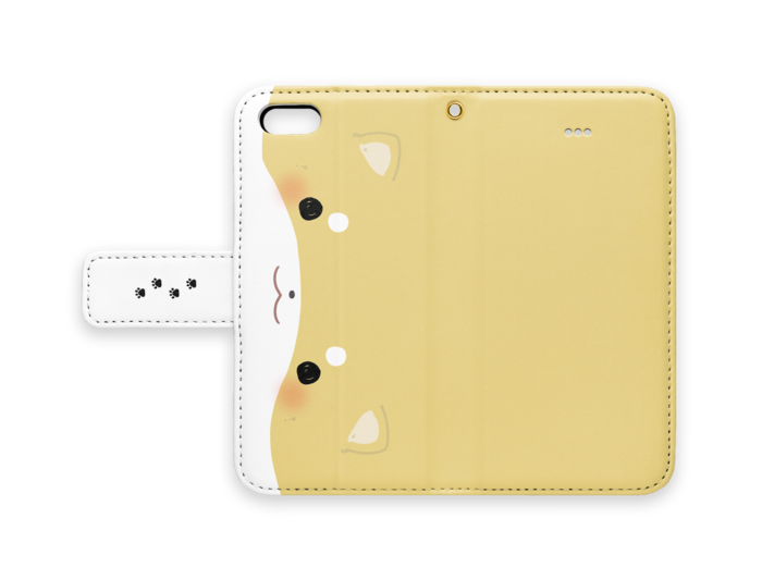 手帳型iPhoneケース - iPhone5 - ストラップ穴 あり