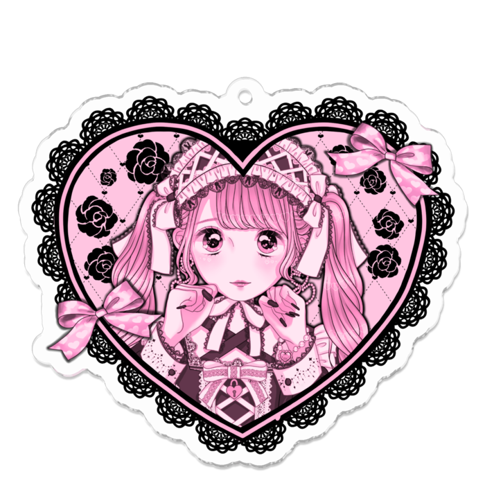 アクリルキーホルダー - 70 x 70 (mm)