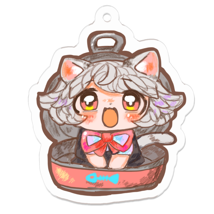 アクリルキーホルダー - 50 x 50 (mm)