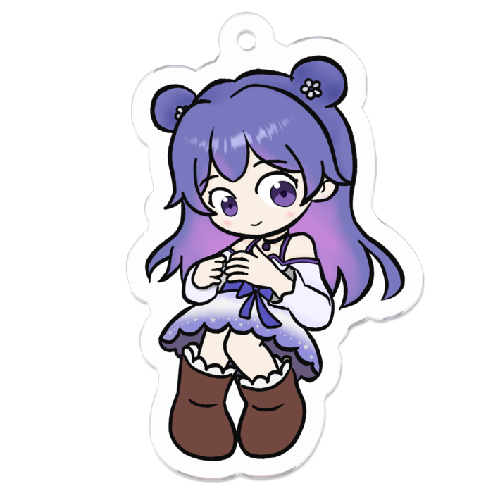 アクリルキーホルダー - 50 x 50 (mm)