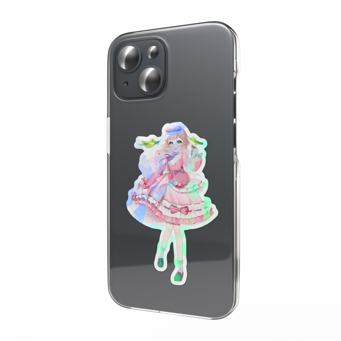 ホログラムスマホステッカー - 縦