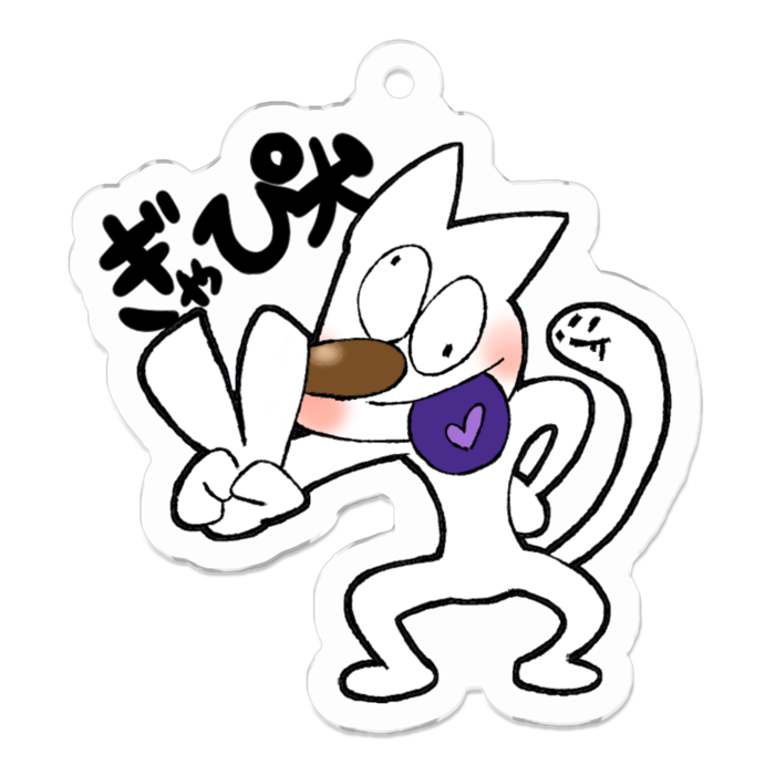 アクリルキーホルダー - 50 x 50 (mm)