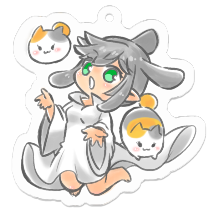 アクリルキーホルダー - 50 x 50 (mm)