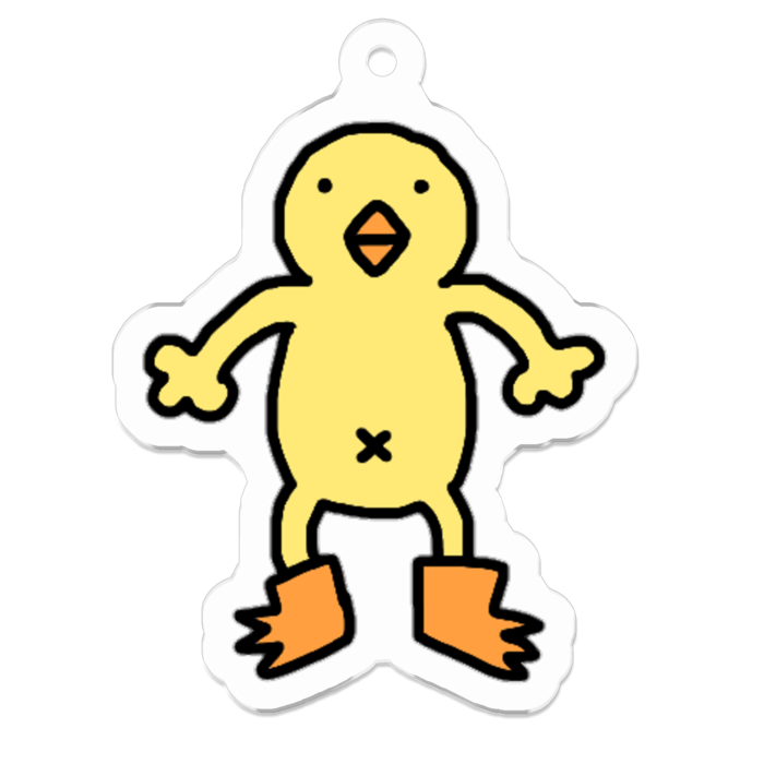 アクリルキーホルダー - 50 x 50 (mm)