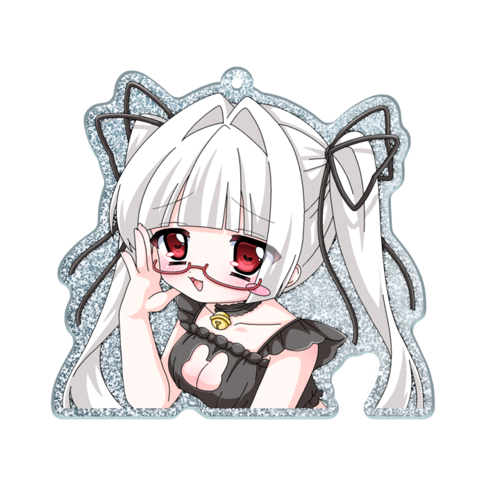 ラメアクリルキーホルダー - 70 × 70mm