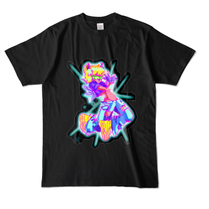 カラーTシャツ - L - ブラック (濃色)