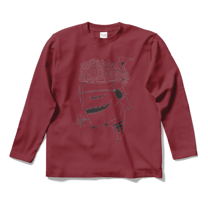 ロングスリーブTシャツ - S - バーガンディ