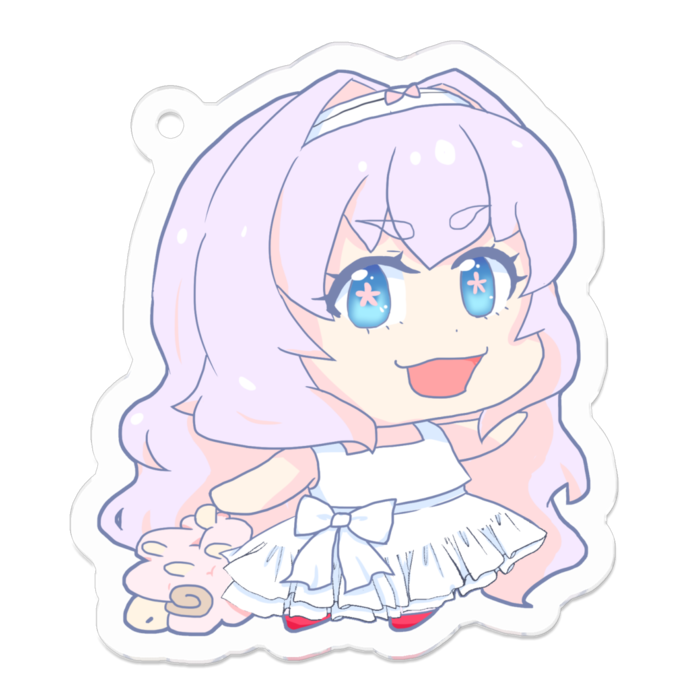 アクリルキーホルダー - 50 x 50 (mm)