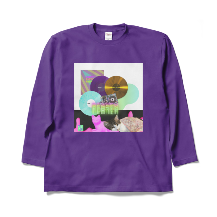 ロングスリーブTシャツ - XL - パープル
