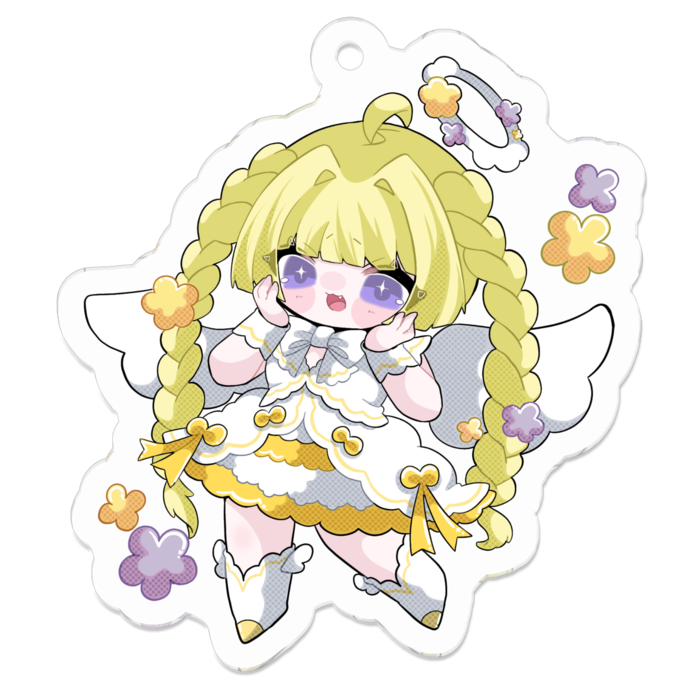 アクリルキーホルダー - 50 x 50 (mm)