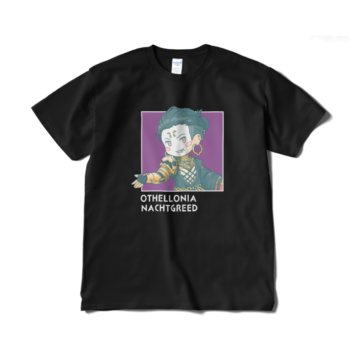 ちびキャラ「悪魔ナハトグリド」デザインTシャツ（XL/ブラック）