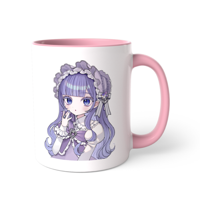 ツートンカラーマグカップ - 直径 8.2cm / 高さ 9.5cm