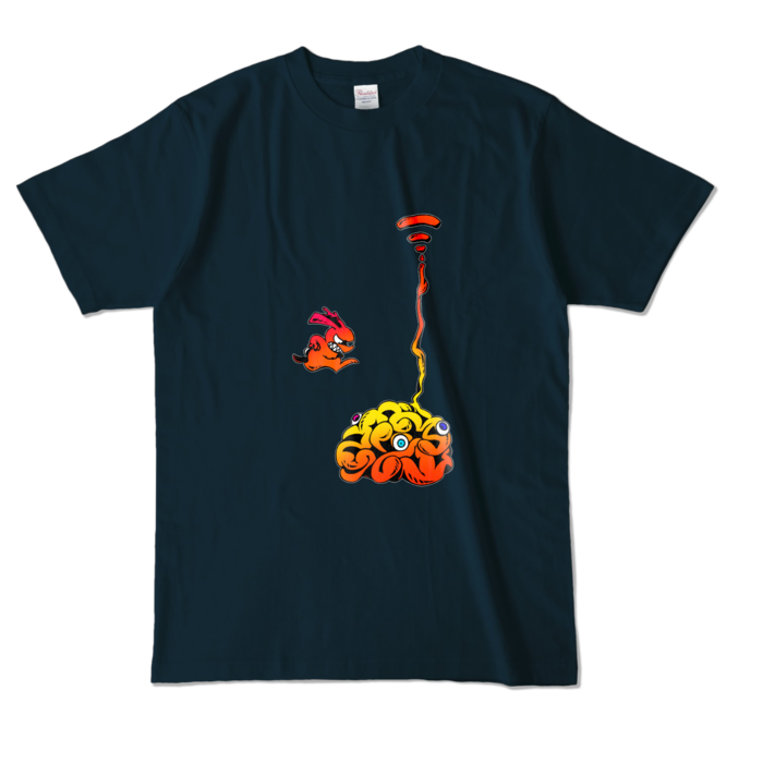 カラーTシャツ - L - ネイビー (濃色)(2)