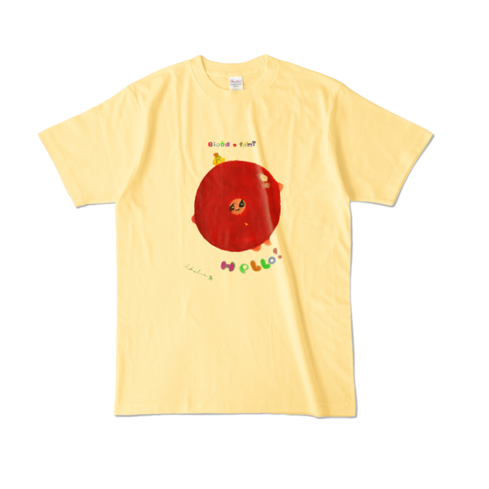 カラーTシャツ - L - ライトイエロー (淡色)