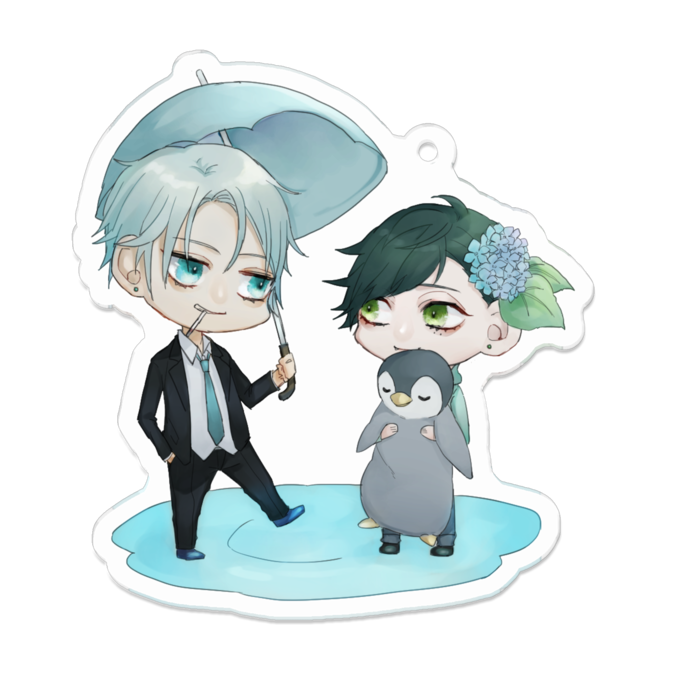 アクリルキーホルダー - 70 x 70 (mm)