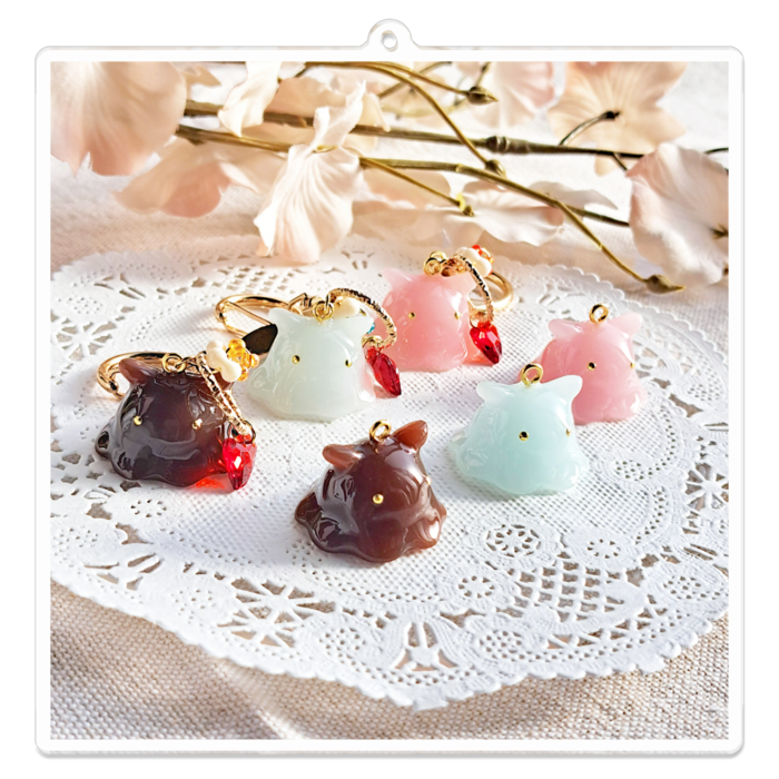 アクリルキーホルダー - 100 x 100 (mm)