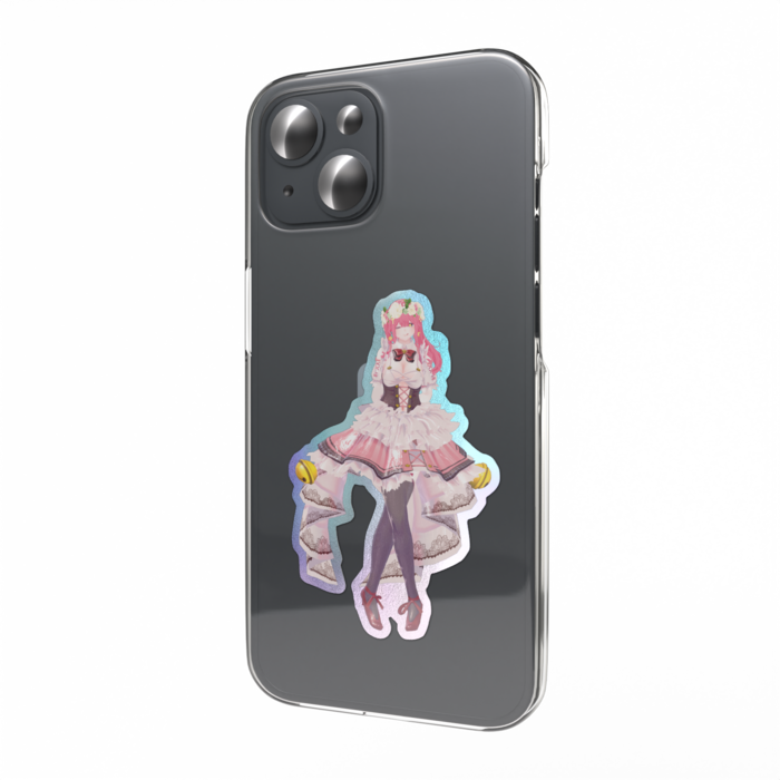 オーロラスマホステッカー - 縦