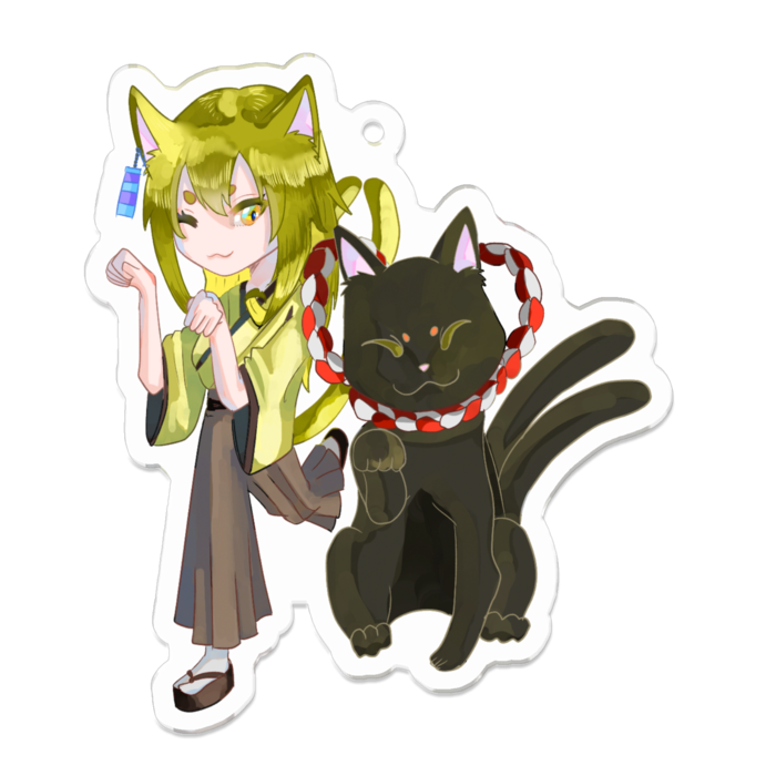 アクリルキーホルダー - 70 x 70 (mm)