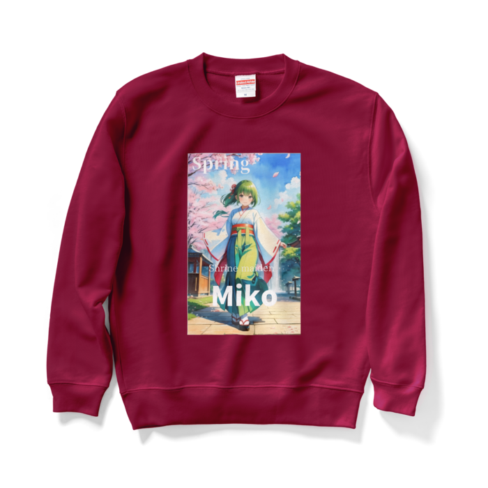 スウェット - M - バーガンディ