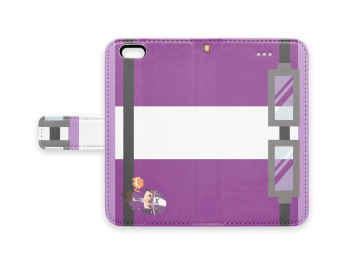 手帳型iPhoneケース - iPhone 6 / 6s - ストラップ穴 あり