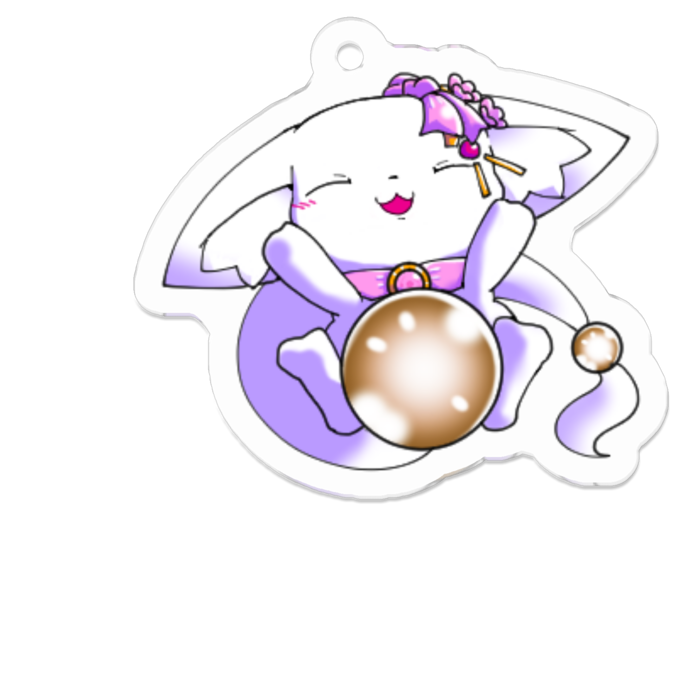 アクリルキーホルダー - 50 x 50 (mm)2