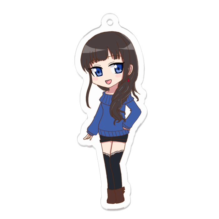 アクリルキーホルダー - 70 x 70 (mm)