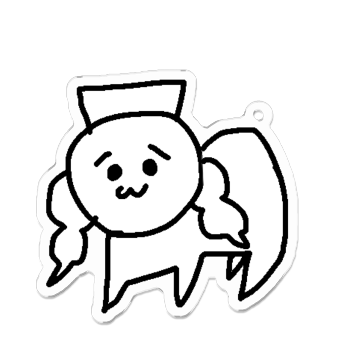 アクリルキーホルダー - 70 x 70 (mm)