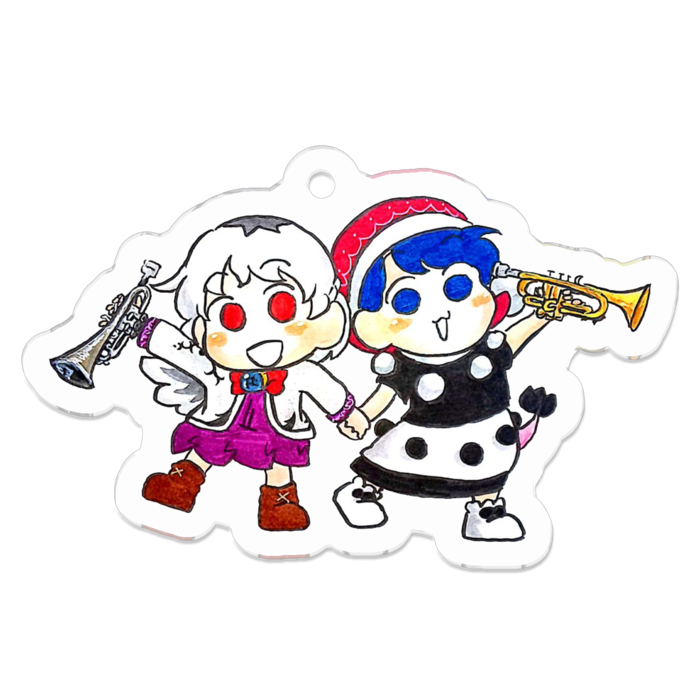 アクリルキーホルダー - 50 x 50 (mm)