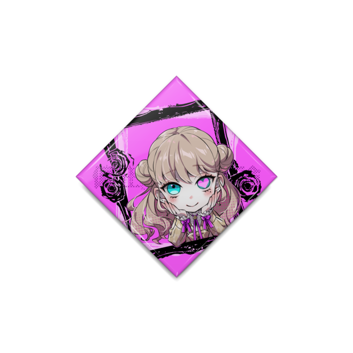 缶バッジ - ひし形40mm