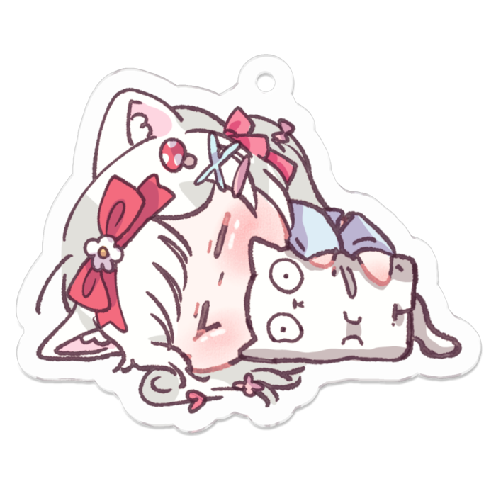 アクリルキーホルダー - 50 x 50 (mm)